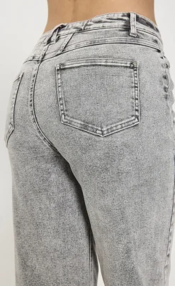 Freequent Bukser - Milly - Light Grey Denim