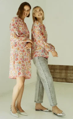 Freequent Bukser - Milly - Light Grey Denim