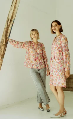 Freequent Bukser - Milly - Light Grey Denim