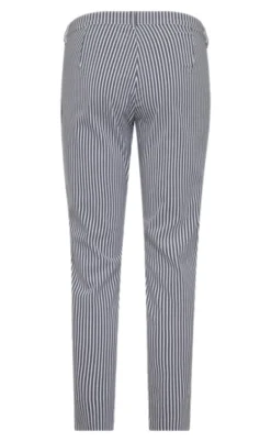 Freequent Bukser - Rex - Navy Blazer w. Star Off-white