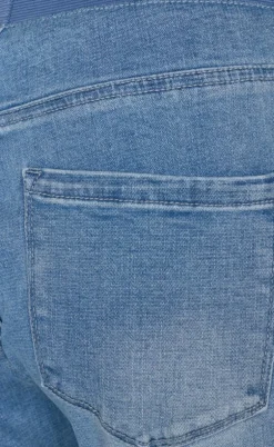 Freequent Bukser - Shantal Capri Denim - Light Blue Denim