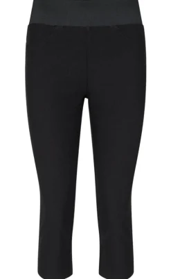 Freequent Bukser - Shantal Capri Power - Black