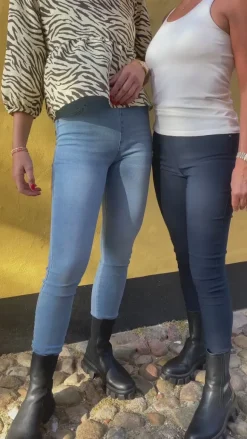 Freequent Bukser - Shantal Denim - Medium Blue