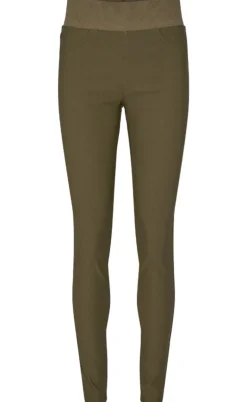 Freequent Bukser - Shantal Power - Olive Night