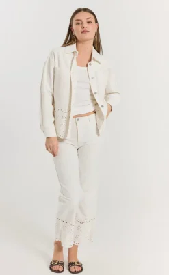 Freequent Bukser - Tanni - Star Off-white