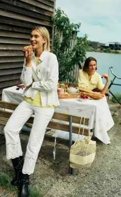 Freequent Bukser - Tanni - Star Off-white