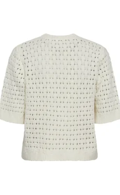 Freequent Cardigan - Flotta - Star Off-White