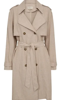 Freequent Jakke - Lava - Sand Melange