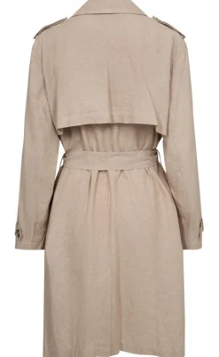 Freequent Jakke - Lava - Sand Melange