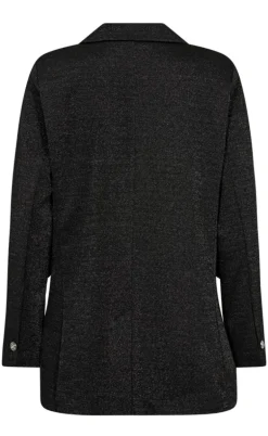 Freequent Jakke - Nannilux - Black w. Silver