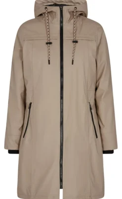 Freequent Jakke - Rain - Desert Taupe