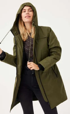 Freequent Jakke - Rain - Olive Night
