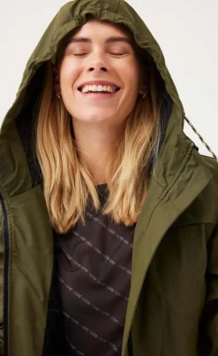 Freequent Jakke - Rain - Olive Night