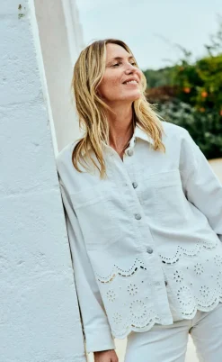 Freequent Jakke - Tanni - Star Off-white