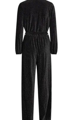 Freequent Jumpsuit - Glitto - Black W. Silver