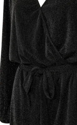 Freequent Jumpsuit - Glitto - Black W. Silver