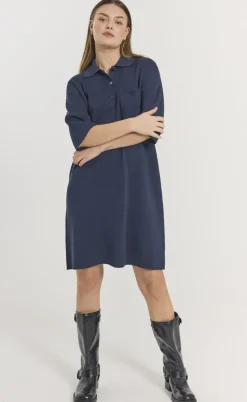 Freequent Kjole - Ani - Navy Blazer