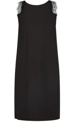 Freequent Kjole - Bicco Rib - Black