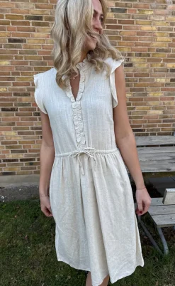 Freequent Kjole - Deem - Sand Melange