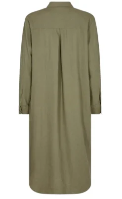 Freequent Kjole - Lava - Deep Lichen Green