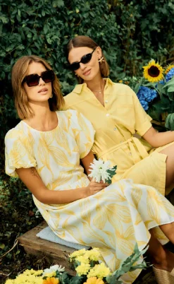 Freequent Kjole - Lava - Goldfinch