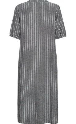 Freequent Kjole - Lava - Navy Blazer W. Star Off-White