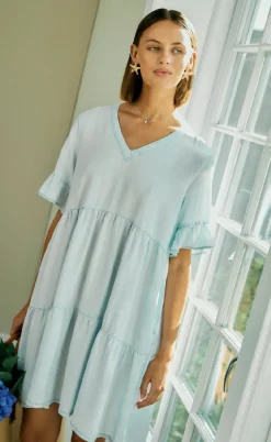 Freequent Kjole - Renna - Light Blue Denim