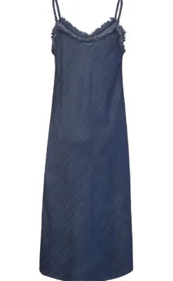 Freequent Kjole - Renna - Medium Blue Denim
