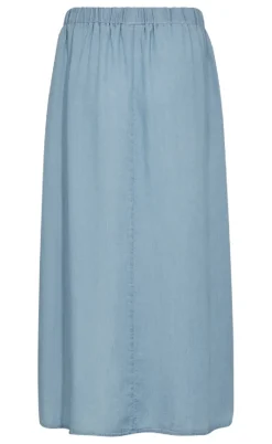 Freequent Nederdel - Carly - Light Blue Denim