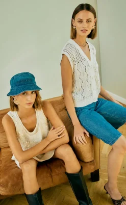 Freequent Shorts - Cinda - Medium Blue Denim