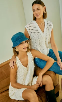 Freequent Shorts - Cinda - Medium Blue Denim