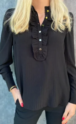 Freequent Skjorte - April - Black