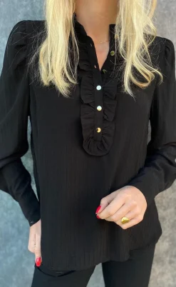 Freequent Skjorte - April - Black