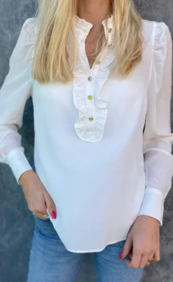 Freequent Skjorte - April - Off White