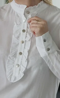 Freequent Skjorte - April - Off White