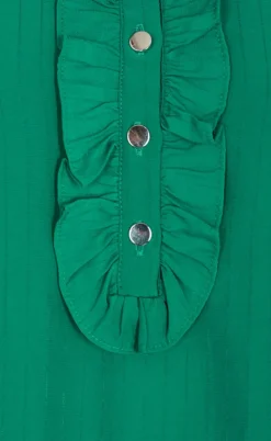 Freequent Skjorte - April - Pepper Green