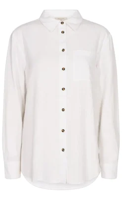 Freequent Skjorte - Lava Simple - Brilliant White