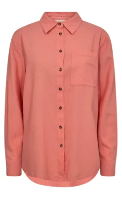 Freequent Skjorte - Lava Simple - Burnt Coral