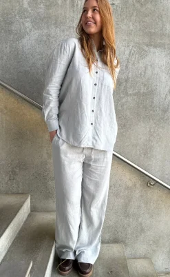 Freequent Skjorte - Lava Simple - High Rise