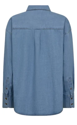 Freequent Skjorte - Lisea - Light Blue Denim