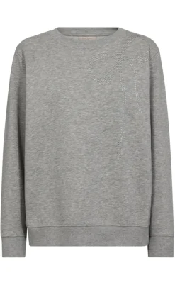Freequent Sweatshirt - Chase - Medium Grey Melange