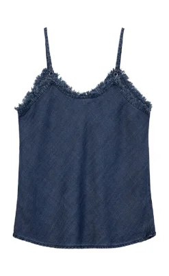 Freequent Top - Renna - Medium Blue Denim