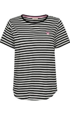 Freequent T-shirt - Mian - Black w. Star Off-white