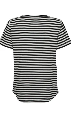 Freequent T-shirt - Mian - Black w. Star Off-white