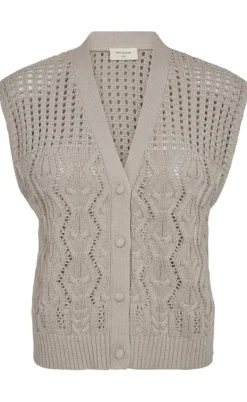 Freequent Vest - Limbo - Simply Taupe w. Gold