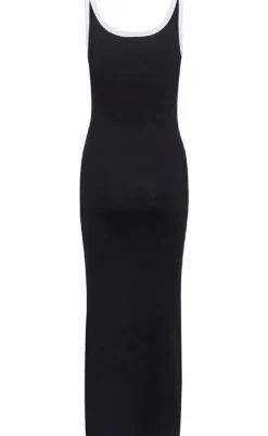 Gestuz Kjole - Drew Contrast Logo - Black