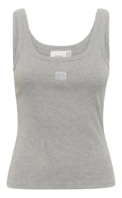 Gestuz Top - Drew - Grey Melange