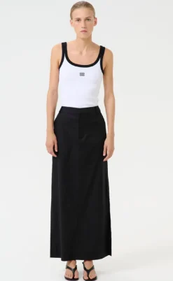 Gestuz Top - Drew Contrast - Birght White