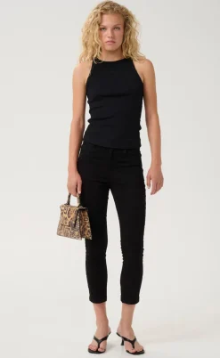 Gestuz Top - Drew Rhinestone - Black