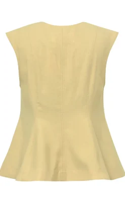 Global Funk Bluse - Pammi-G - Butter Yellow Melange